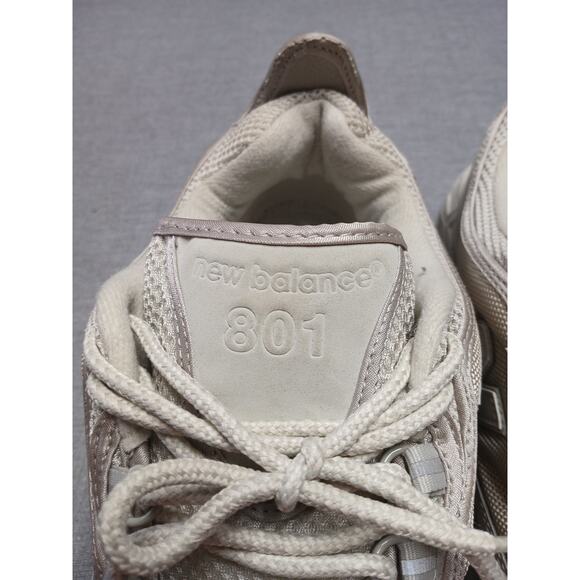 New Balance 801 Mens 16 Moonstruck Beige Trail Running Shoes Dad Sneakers Used